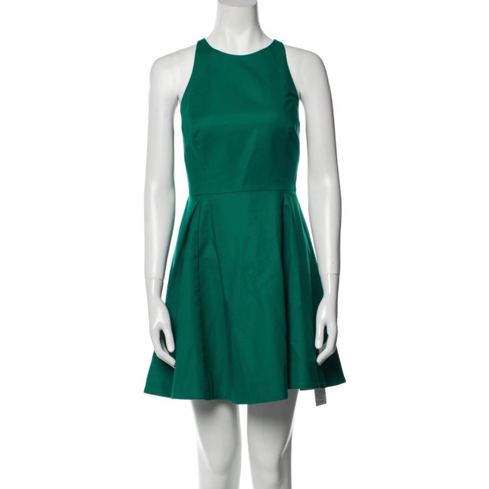 Green Halston Dress